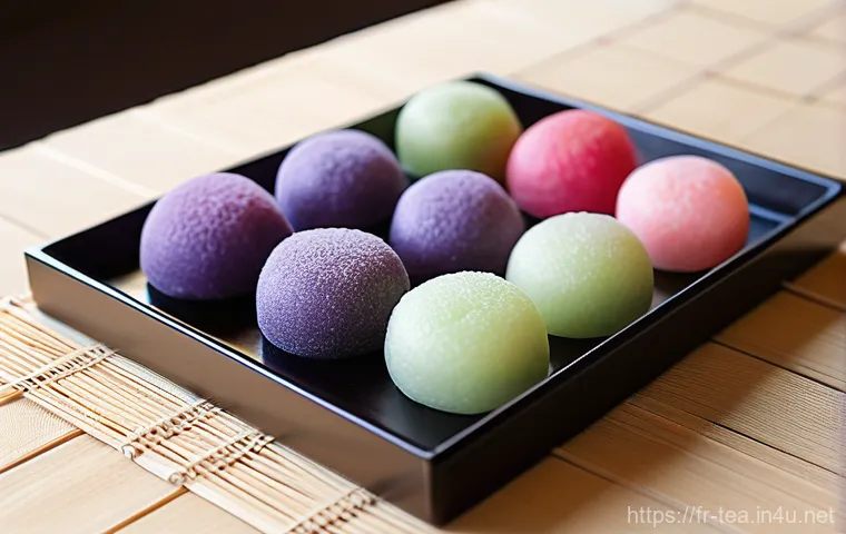 다과와 찹쌀떡 - The Elegant French Dacquoise**

A close-up, high-resolution photograph of a perfectly crafted Dacquo...