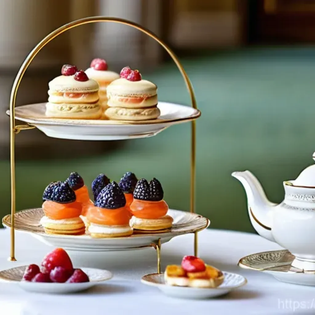 영국 애프터눈티 - **Prompt 1: Classic Parisian Afternoon Tea Elegance**
    "A refined and elegant afternoon tea scene...